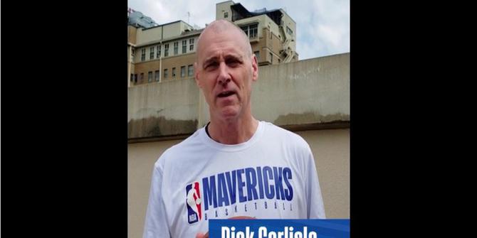 VIDEO: Pelatih Klub NBA, Rick Carlisle Ajarkan Teknik Dasar Basket dan Kampanyekan Social Distancing
