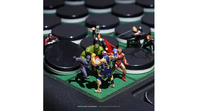 Action Figure Mini Avengers Ini Seperti Perankan Aksi dalam Film