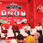Konferensi pers bertajuk "Yuk Belajar Cuci Tangan Sambil Bermain" di Cilandak Town Square, Sabtu (14/10).
