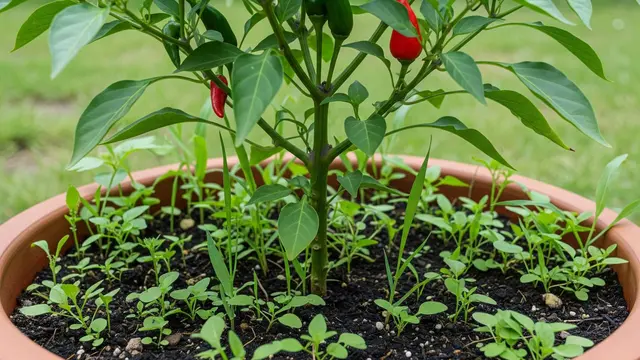 Cara Ampuh Basmi Gulma di Pot Cabai