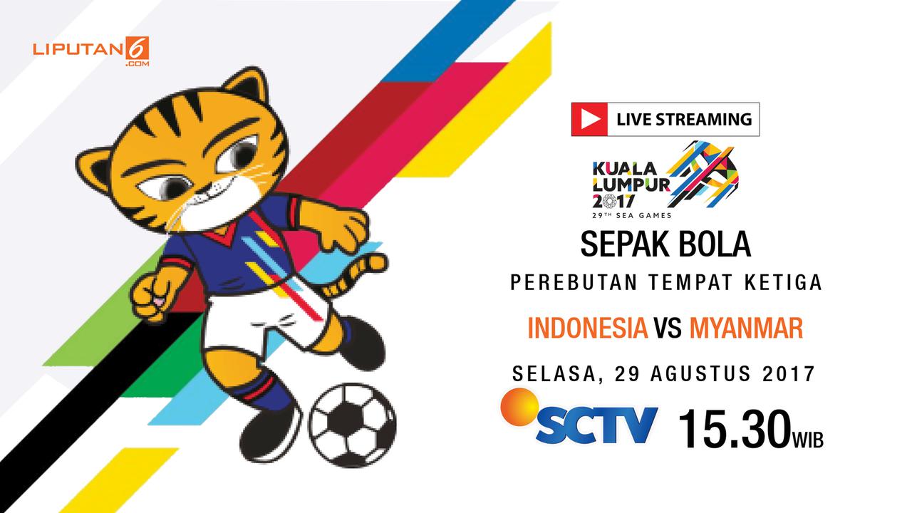 Banner Livestreaming Sepak Bola sea games 2017