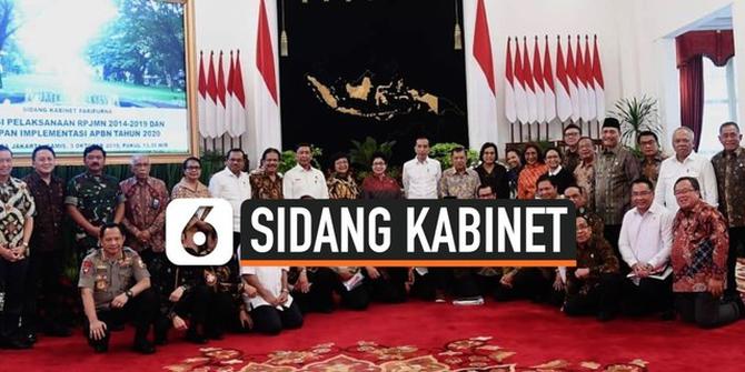 VIDEO: Sidang Kabinet Terakhir, Jokowi 'Terima Kasih Semua Menteri'
