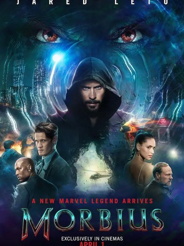 Poster film Morbius. (Foto: Dok. Columbia Pictures/ IMDb)
