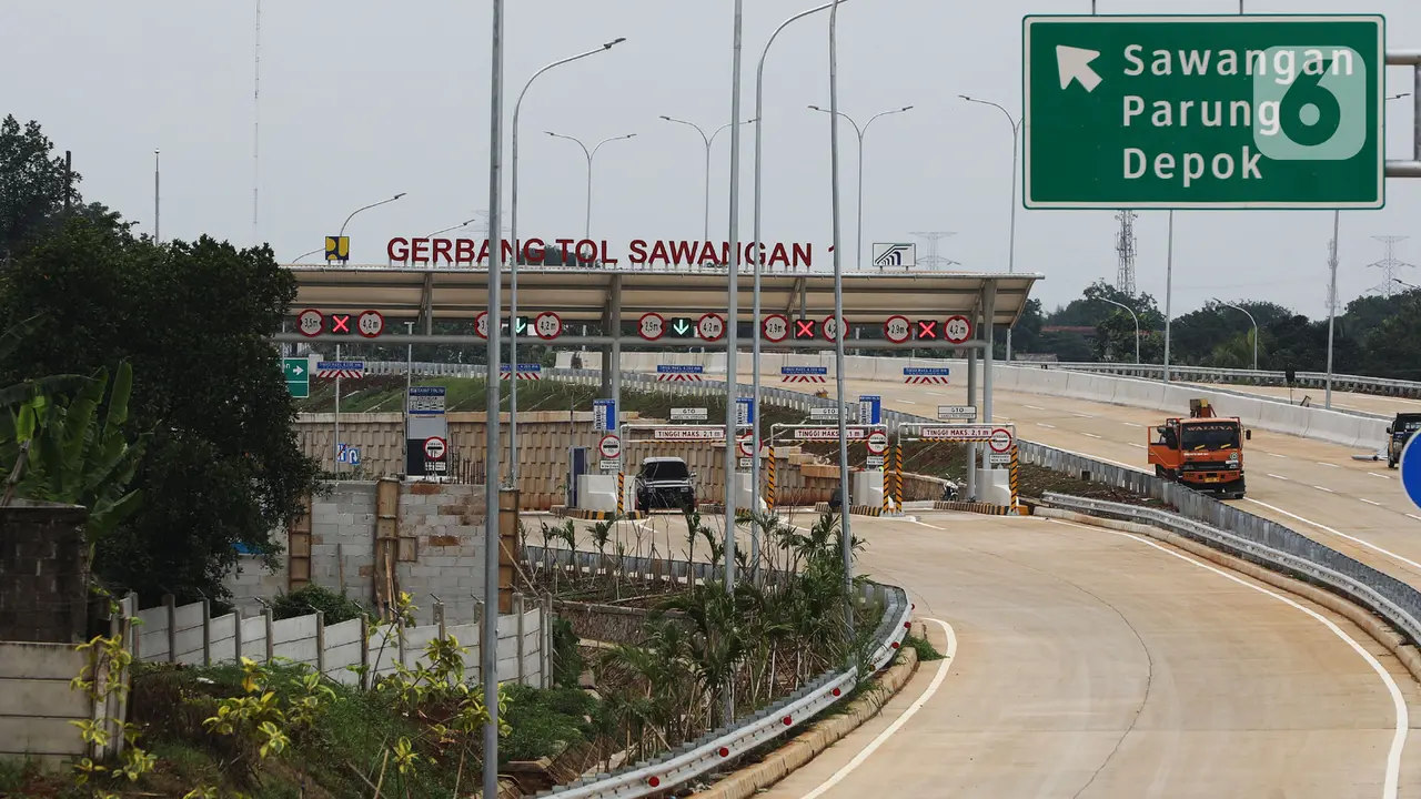 FOTO: Pandemi Corona, Operasi Tol Desari Seksi II Molor