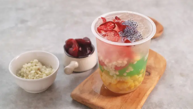 resep es koteng campur segar