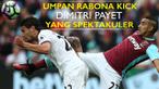 Video aksi Dimitri Payet gelandang West Ham United yang mengumpan dengan cara rabona kick yang spektakuler dan menjadi gol ke gawang Watford