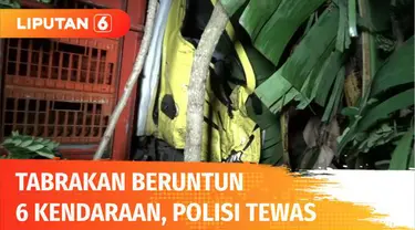 Seorang polisi tewas akibat tabrakan beruntun enam kendaraan di Jalan Lingkar Salatiga. Diduga kuat, pemicu tabrakan beruntun itu adalah truk tronton yang remnya tidak berfungsi hingga masuk ke jalur arus lalu lintas yang berlawanan.