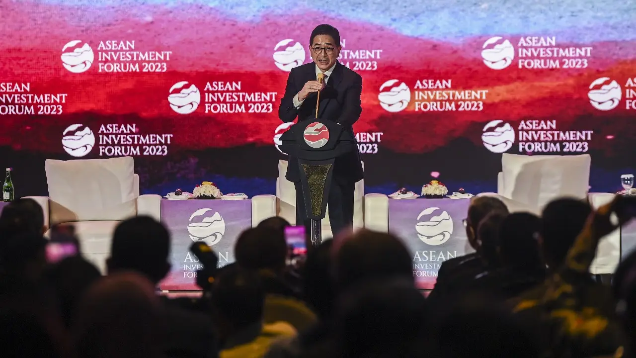 Ketua ASEAN Business Advisory Council (ASEAN-BAC), Arsjad Rasjid  dalam acara ASEAN Investment Forum 2023. (Dok Kadin Indonesia)