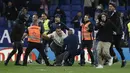 Ini gelar LaLiga pertama Barcelona sejak 2019 dan merupakan gelar pertama sejak Blaugrana ditinggal Lionel Messi. (Photo by Josep LAGO / AFP)