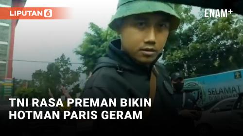 VIDEO: TNI Rasa Preman Intimidasi Warga, Hotman Paris Turun Tangan