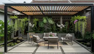 8 Desain Pergola Belakang Rumah agar Terasa Lebih Sejuk, Inspirasi Gaya Minimalis hingga Tropis