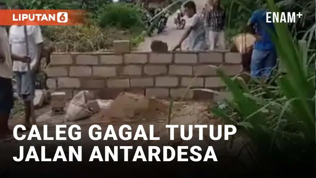 Hanya Dapat Sedikit Suara, Caleg di Ende NTT Tutup Jalan Antardesa