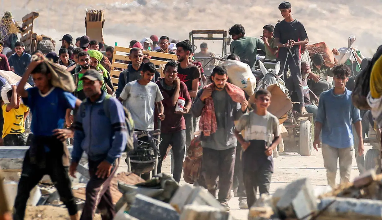 Rencana ini langsung mendapat dukungan dari Perdana Menteri (PM) Israel Benjamin Netanyahu. (Eyad BABA/AFP)