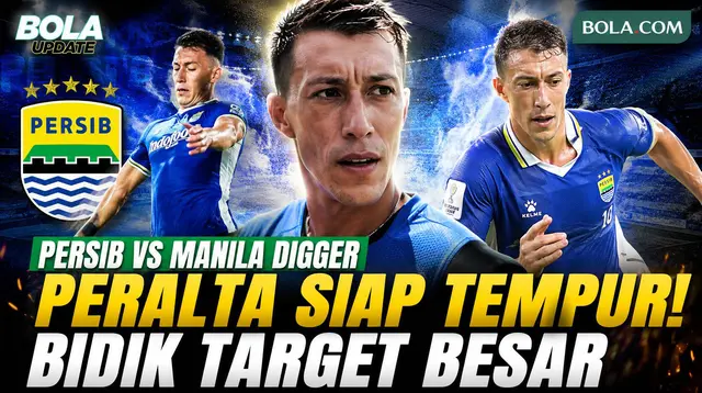 Mariano Peralta Siap Tempur Lawan Manila Digger, Persib Bandung Bidik Target Besar
