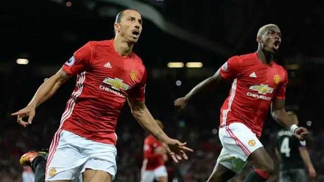 Zlatan Ibrahimovic dan Paul Pogba