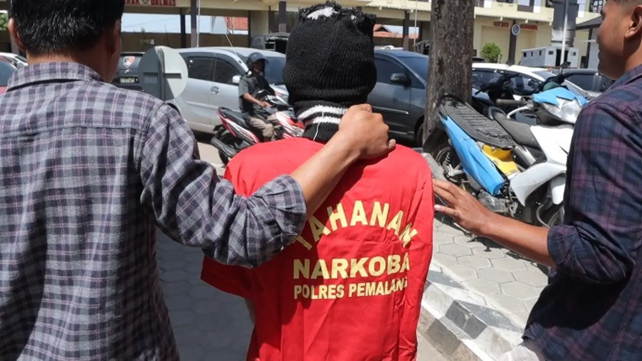 Tahanan narkoba Polres Pemalang. (Foto: Liputan6.com/Humas Polres Pemalang)