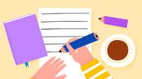 Ilustrasi menulis. (Image by Freepik)