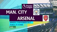 Premier League 2017-2018 Manchester City Vs Arsenal (Bola.com/Adreanus Titus)