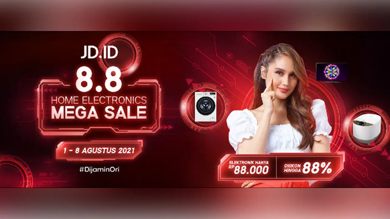 Belanja Harga Elektronik Terbaik di JD.ID 8.8 Home Electronic Mega Sale