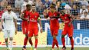 Paris Saint-Germain (PSG) menaklukkan Real Madrid dengan skor 3-1 pada laga International Champions Cup (ICC) 2016, di Stadion Ohio, Columbus, Ohio, AS, Kamis (28/7/2016) pagi WIB. (Getty Images/AFP/Kirk Irwin)