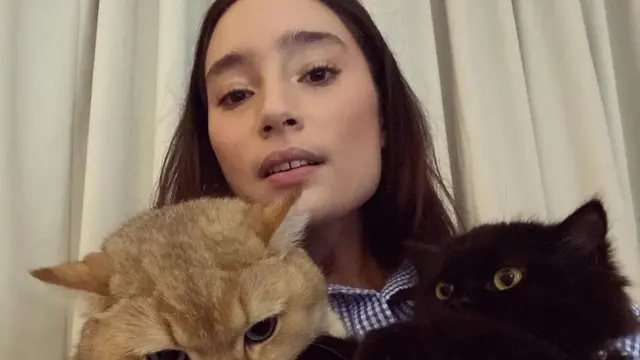 Potret Tatjana Saphira Gemas Saat Main Sama Kucing Peliharaan, Curi Perhatian