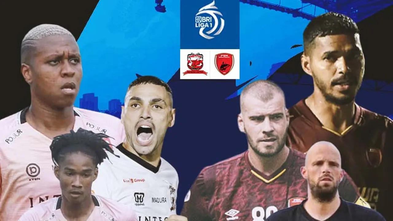 BRI Liga 1 - Duel Antarlini - Madura United Vs PSM Makassar