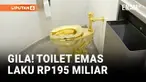 Sebuah toilet emas 18 karat, karya seniman Italia Maurizio Cattelan berjudul “America”, terjual sekitar 12,1 juta dolar AS dalam lelang di New York.