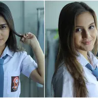 Film ‘Beauty and The Best’ menampilkan bakat-bakat muda tanah air, seperti Andania Suri dan Chelsea Shania. Dua dara muda dan cantik ini menampilkan bakat akting mereka di film yang mengisahkan anak SMA ini. (Galih W. Satria/Bintang.com)