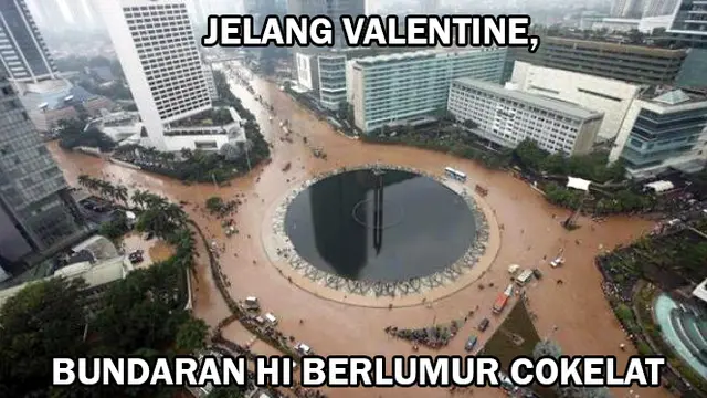 Meme banjir valentine