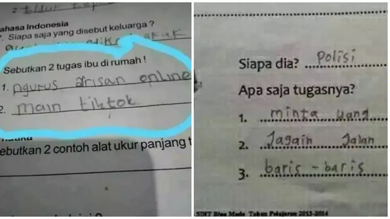 6 Jawaban Murid Ditanya Soal Tugas dan Fungsi Ini Bikin Guru Elus Dada