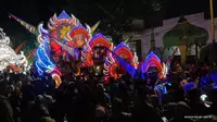 parade Musik Tong-tong di Sumenep dibanjir ribuan warga. (Istimewa)