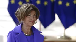 Brigitte Bierlein menjabat sebagai presiden Mahkamah Konstitusi sebelum menjabat sebagai kanselir Austria hingga Januari 2020. (Aris Oikonomou / AFP)