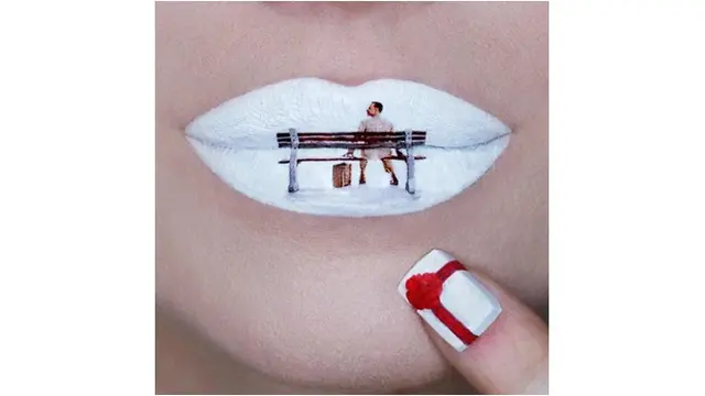 7 Lip Art Ini Terinspirasi dari Film, Keren Banget