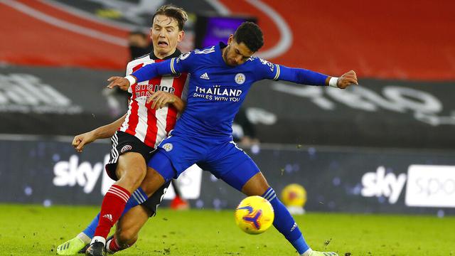 Foto Liga Inggris: Leicester City Menang Secara Dramatis Atas Tuan Rumah Sheffield United