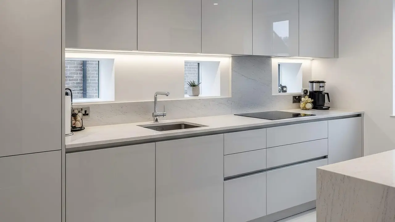 Desain Dapur dengan Kitchen Set Single Line Minimalis