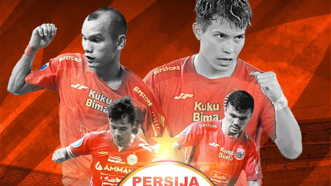 Persija Jakarta - Trivia 4 pemain kunci Persija yang bisa jadi momok bagi Barito