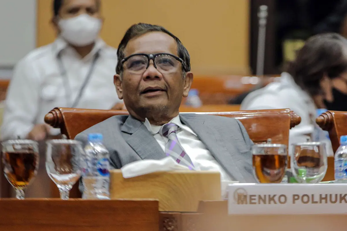 Menko Polhukam Mahfud MD Bersama DPR Bahas RUU Perubahan Tentang MK