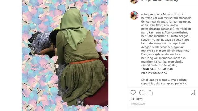 Zul Zivilia (Foto: Instagram/@retnoparadinah)