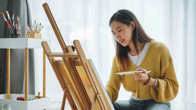 Ilustrasi Hobi Kreatif