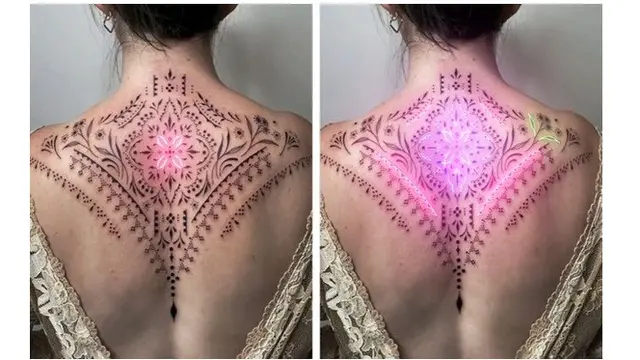 Seniman Ini Buat Tato Animasi dengan Lampu Neon, 7 Hasilnya Mengagumkan