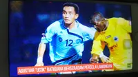 Agustiar Batubara, mantan kapten Deltras Sidoarjo dan Pelita Jaya dalam channel Youtube Pinggir Lapangan. (Bola.com/Wiwig Prayugi)