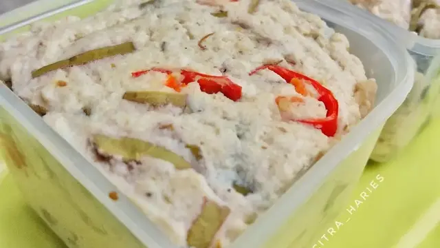 Resep tahu kukus teri kemangi. (dok. Cookpad @Citraharies59)