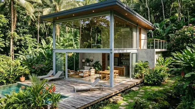 Rumah Minimalis Fasad Kaca: Modern dan Terbuka