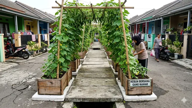 Ide Kebun Sayur Bersama di Komplek Perumahan Subsidi