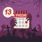 Ilustrasi Friday the 13th. (Freepik)