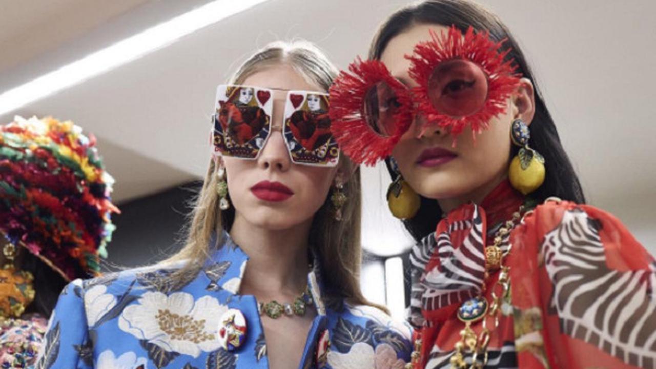 Parade Kacamata Unik di Panggung Runway Dolce Gabbana