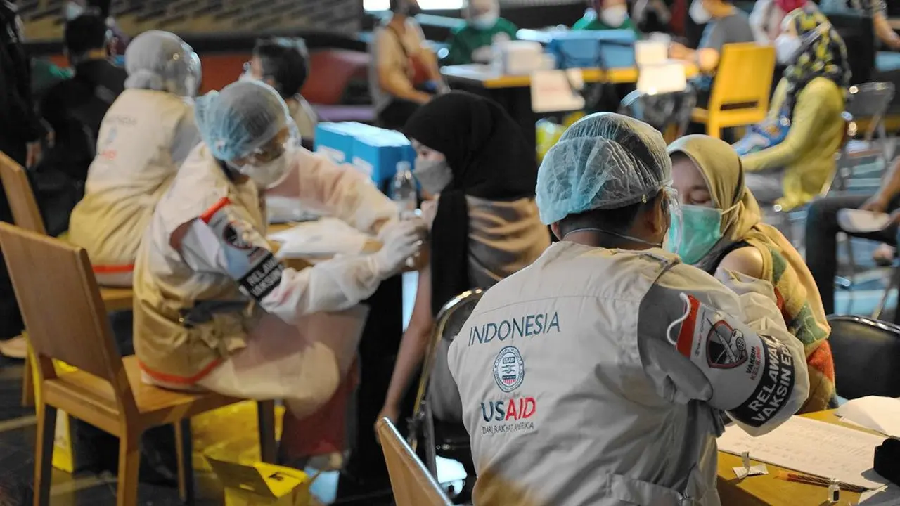 Vaksin Virus Corona COVID-19 dari AS. (Dok Kedubes AS di Jakarta)