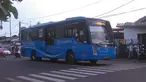 Bus Transjakarta juga menggunakan sasis Hino untuk bus regulernya dengan sasis berjenis High Deck. Adapun sasis Hino yang banyak digunakan pada bus Transjakarta adalah Hino RK-8 R260 yang ditenagai dengan mesin J08E-UF dengan tenaga maksimal hingga 260hp dengan kapasitas 7684cc dengan suspensi leaf spring. Adapun sasis Hino lainnya yang digunakan adalah RN 285, dan Hino RK1JSNL berbahan bakar gas.