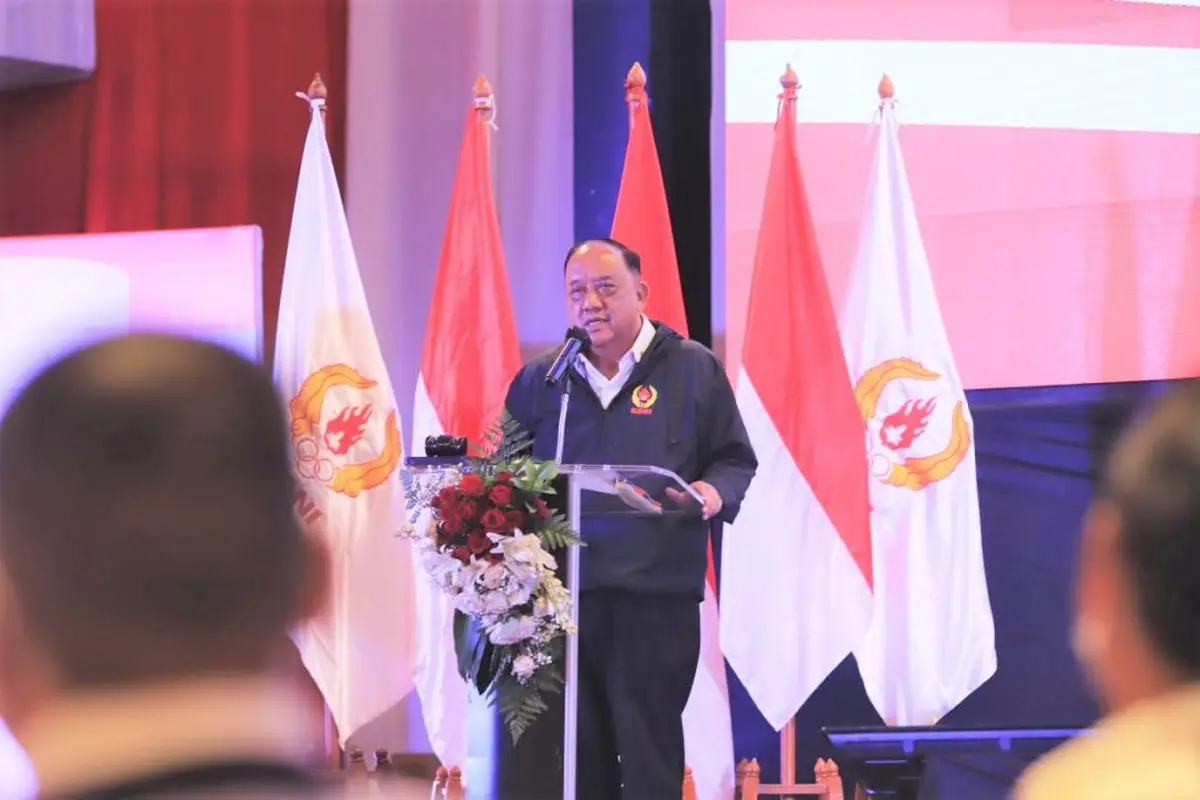Ketum KONI Pusat Letjen TNI Purn Marciano Norman