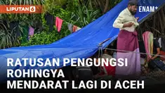 Ratusan Pengungsi Rohingya Berlabuh Lagi di Pantai Aceh